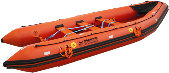 Narwhal Sv-480 Mob, With 75hp Engine - Inflatable Boat (699x466), Png Download