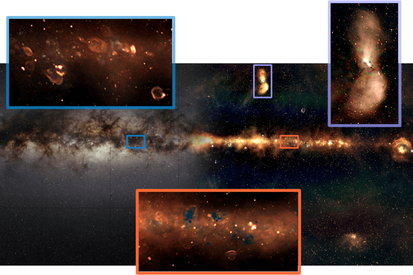Milky Way (1451x965), Png Download