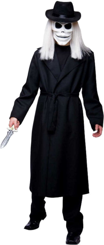 Jigsaw Costume Related Keywords & Suggestions - Paper Magic Puppet Master Blade Costume, Adult, Men's, (500x793), Png Download