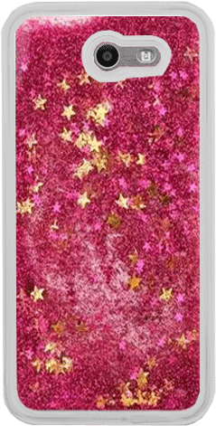 Samsung Galaxy J3 (2017) Star Milkyway Case - Iphone 7 Plus Case Cover Moonmini Glitter Liquid Floating (500x500), Png Download