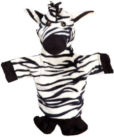 Eduedge Lets Do Drama Puppet Zebra - Height 25.4 Cm (500x500), Png Download