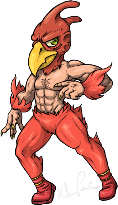 Chibi Magician's Red - Magicians Red Jojo Png Transparent (391x678), Png Download