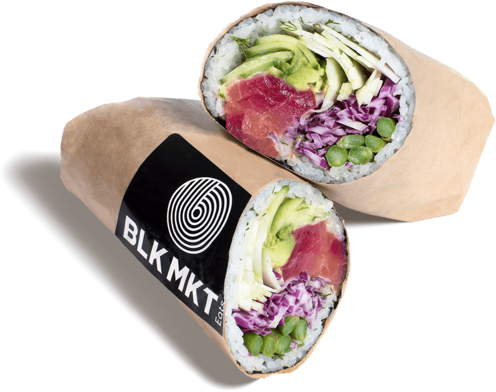Swedish Fish - Sushi Burrito St Louis (1024x835), Png Download