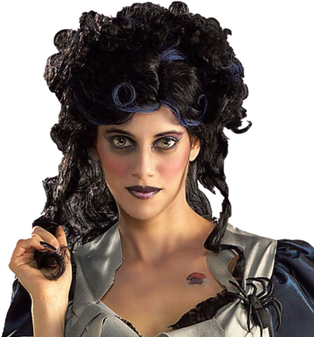 Wig Lady Vampire Witch Sexy - Horror-shop.com Little Priss Muffet Wig (457x500), Png Download