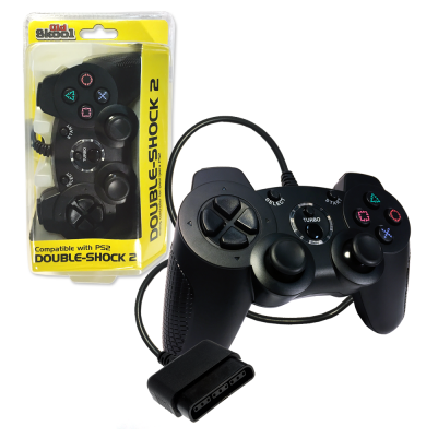 Ps2 Wired Double-shock 2 Controller - Ps3 Wireless Double-shock 3 Controller For Playstation (550x400), Png Download