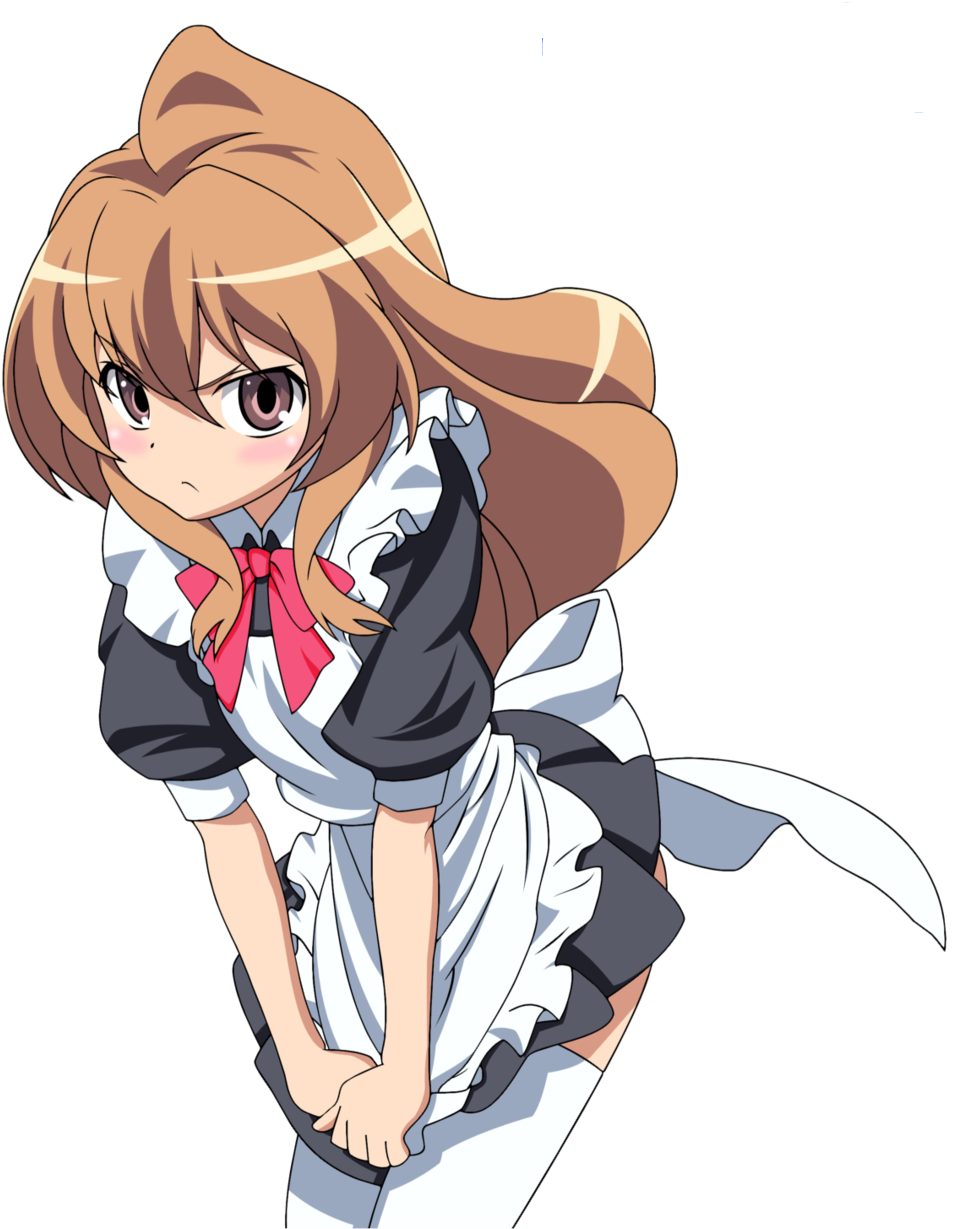 Taiga Aisaka ♡ - Aisaka Taiga Maid (1024x1237), Png Download