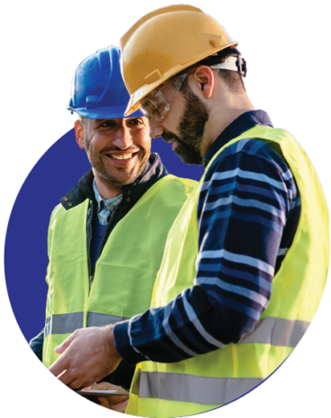 Workers In Hardhats - Hard Hat (368x465), Png Download