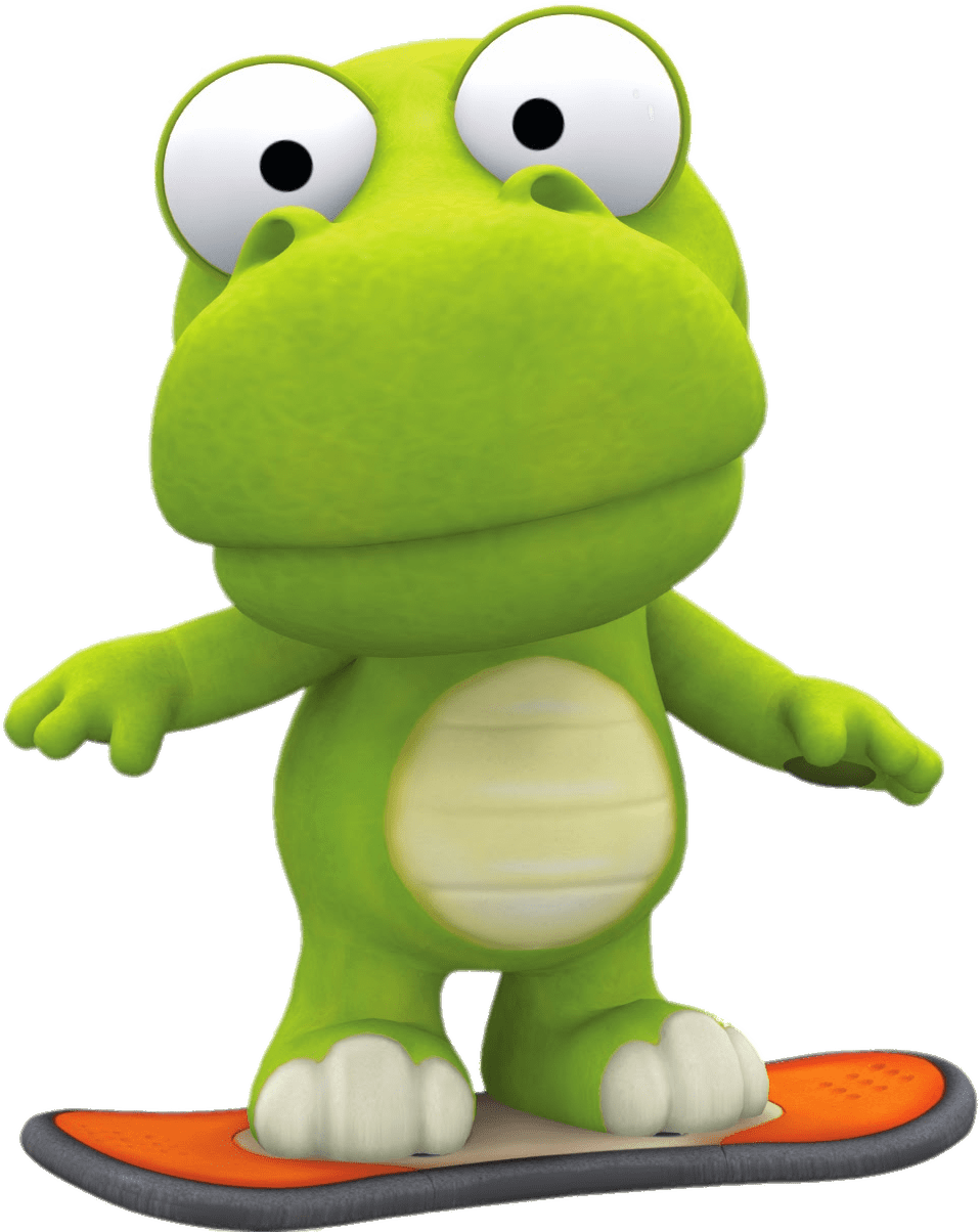Crong On A Snowboard Png - Pororo The Little Penguin Crong (1417x1265), Png Download