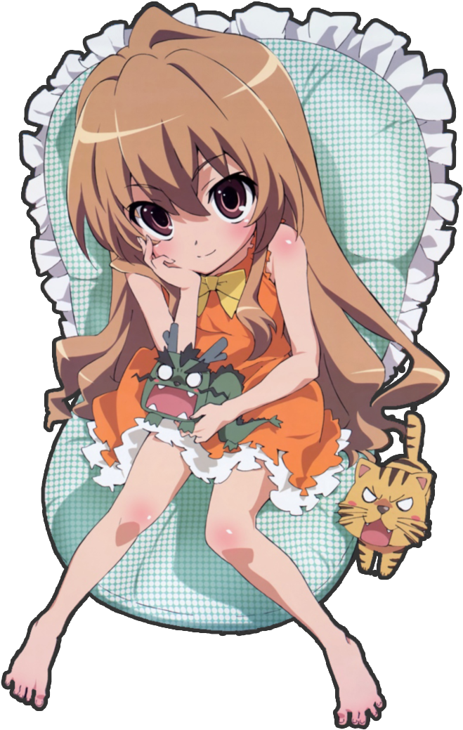 Carreguem Nas Imagens Para Ver O Tamanho Original - Toradora Tiger And Dragon (885x1067), Png Download