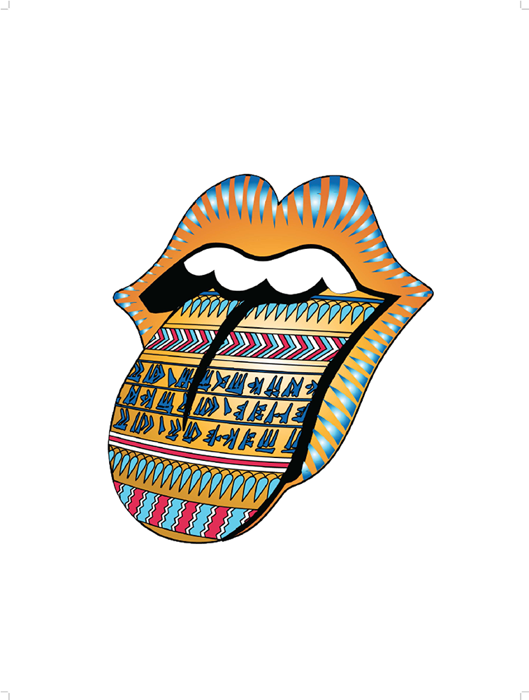 Bridges To Babylon Tongue 1997 Lithograph - Rolling Stones Lips - Tattoo Pack (1000x1000), Png Download