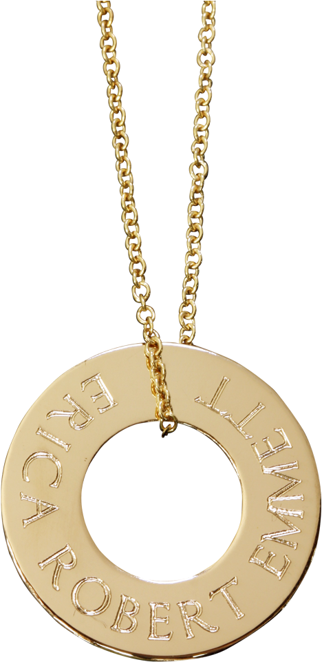 Click Here To Enlarge - Anna Beck Open Circle Necklace (1000x1000), Png Download