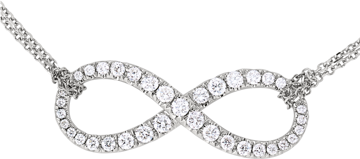 Infinity Necklace (700x600), Png Download