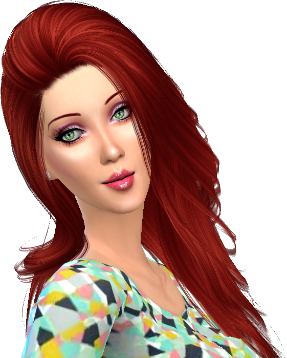 Invpuly - Red Hair (1366x768), Png Download
