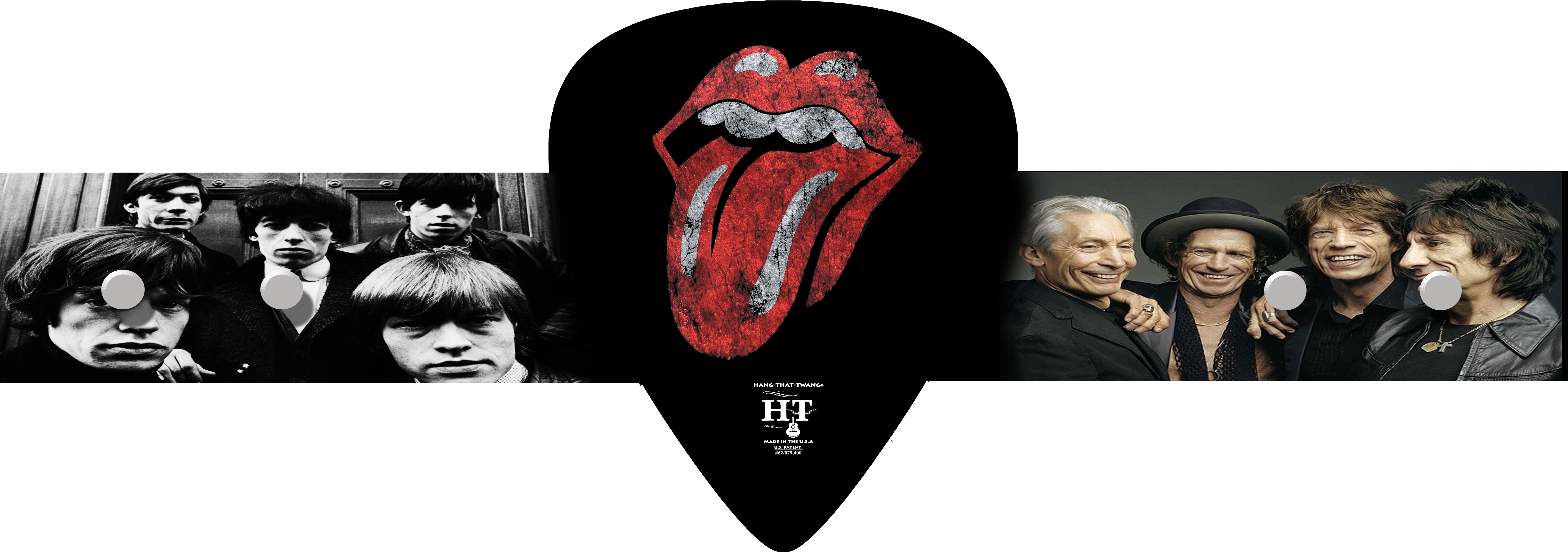 Free Shipping U - Rolling Stones Custom Framed Facsimile Autographed (7412x2775), Png Download