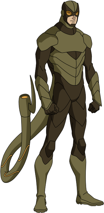 This Is A Character Design Of The New Daredevil Suit - Spectacular Spiderman Season 3 Scorpion (400x800), Png Download