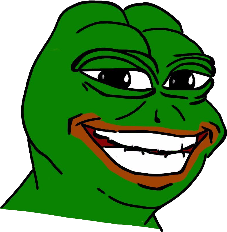 3780541 - Smug Pepe Transparent (1000x1000), Png Download