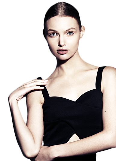 Belk Salons And Spas - Banner On A Fashion Website (386x535), Png Download