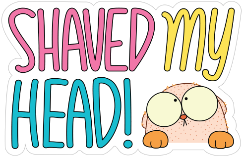 Shaved My Head (490x317), Png Download