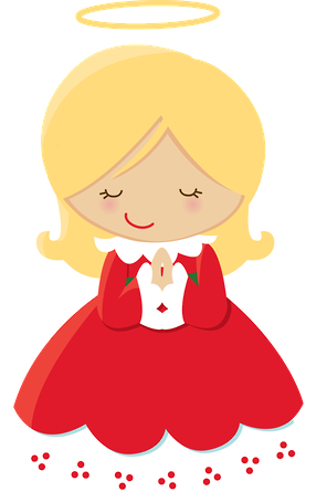 Anjos - Minus - Niña Minus Christmas (286x454), Png Download