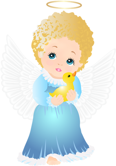 Cute Angel Transparent Png Clip Art Image - Portable Network Graphics (428x600), Png Download