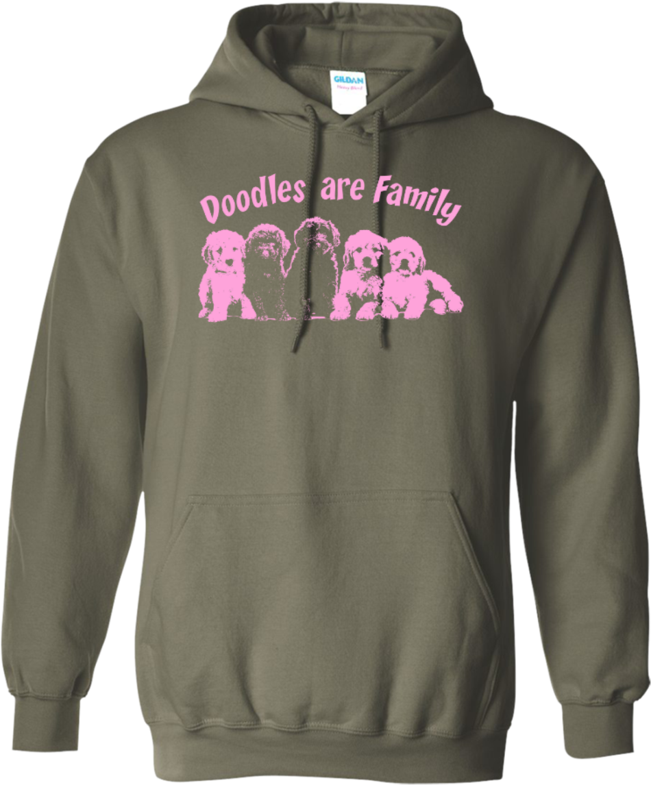 Doodles Are Family - Thats Tuff Hoodie (1155x1155), Png Download
