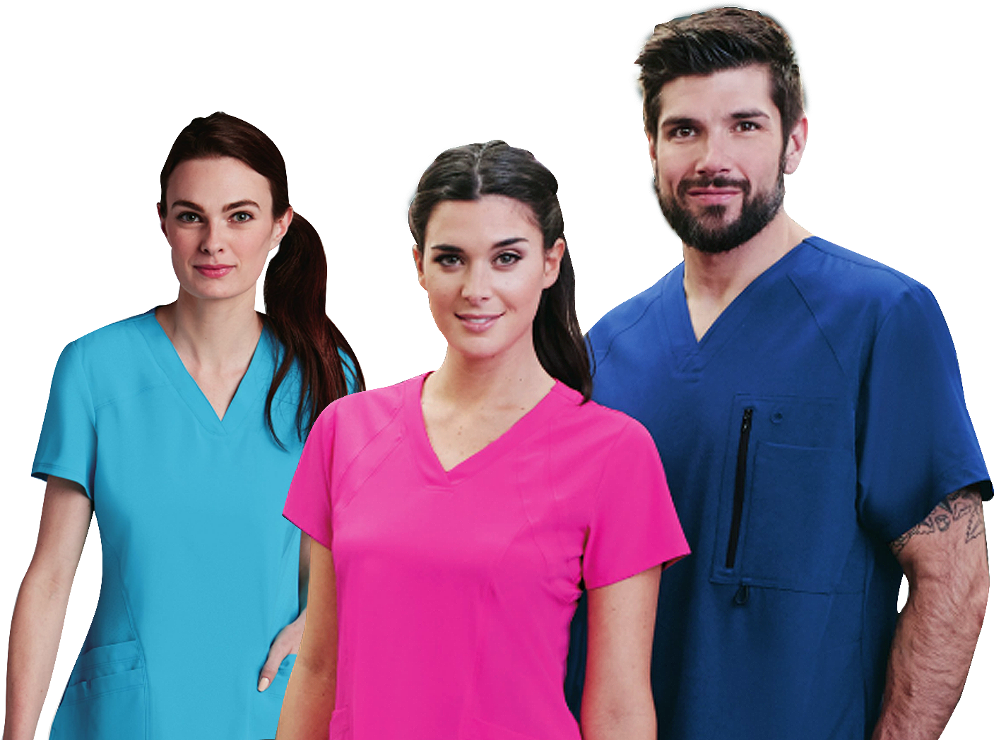 Barco One Models - Barco One Men's Scrubs (1492x1067), Png Download