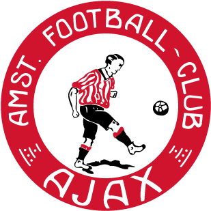 Amsterdamsche Fc Ajax Logo - Eerste Logo Van Ajax (400x400), Png Download