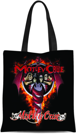 Motley Crue Cotton Tote - Handbag (480x480), Png Download