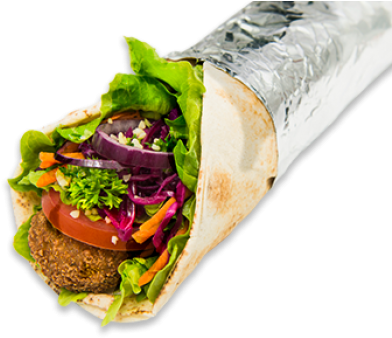 Falafel Kebab - Fast Food (433x345), Png Download