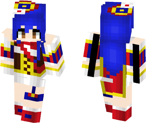Female Minecraft Skins (584x497), Png Download