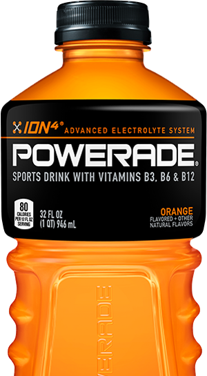 Powerade Fruit Punch 32 Oz (300x545), Png Download
