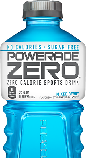 Powerade Zero Mixed Berry (300x545), Png Download