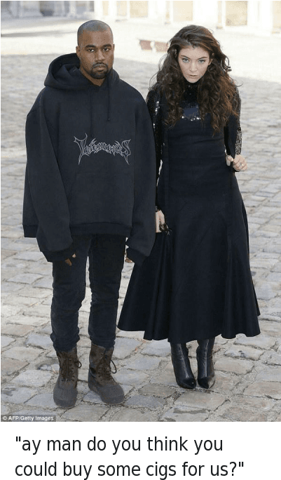Lorde - Can You Buy Us Cigarettes (400x768), Png Download