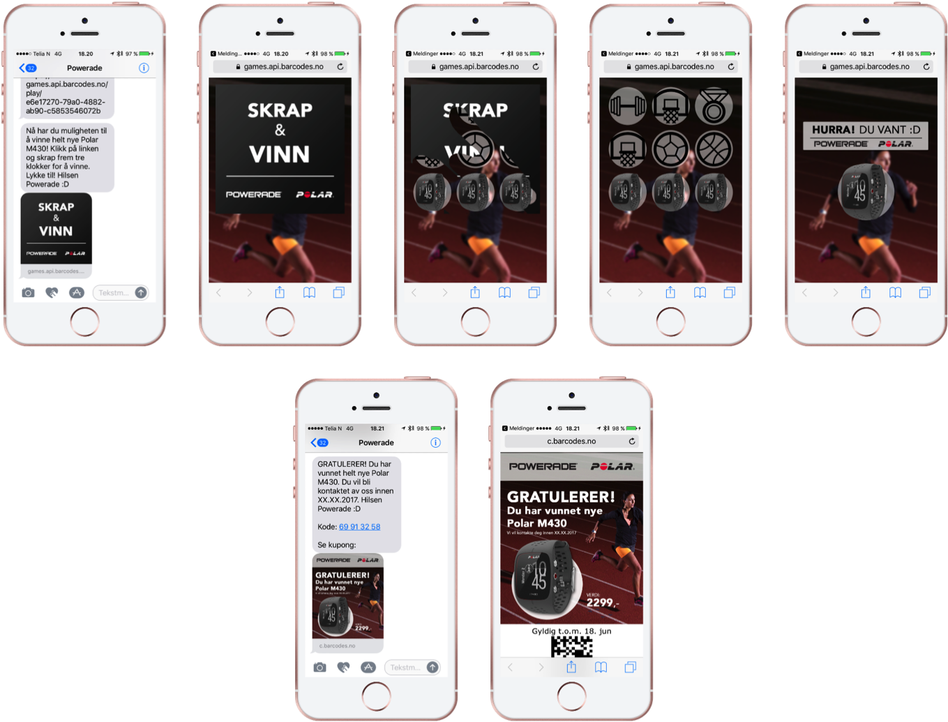 Across The Retailer´s Stores Powerade Activated Their - Iphone (1741x1158), Png Download