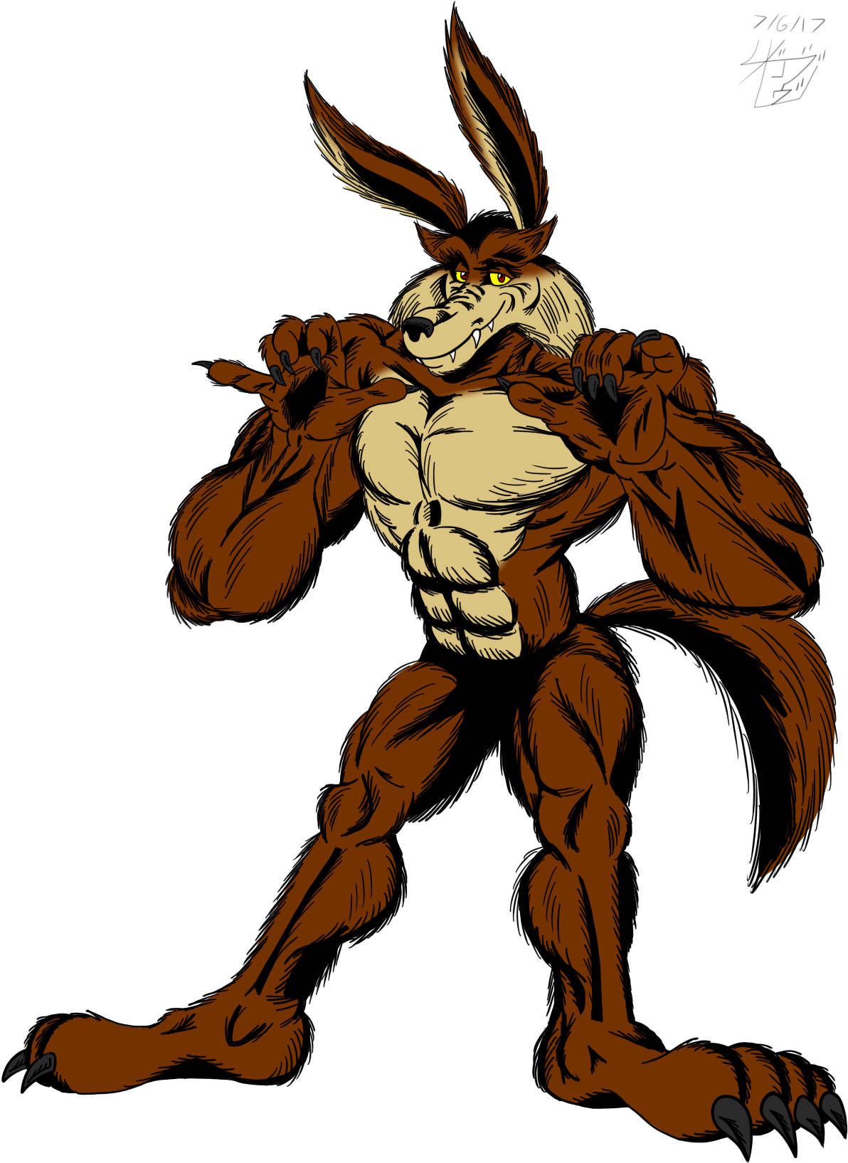 Dc Wile E - Wile E Coyote 2017 (1222x1651), Png Download