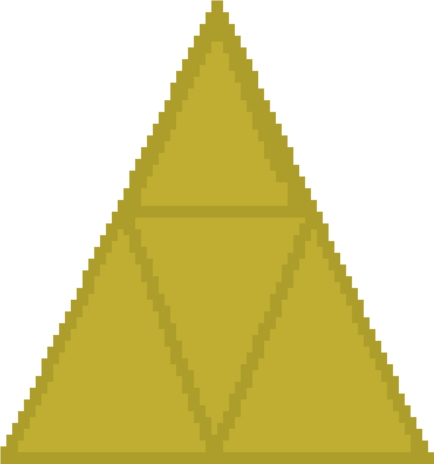 The Tri-force Symbol - Party Hat (1200x1200), Png Download