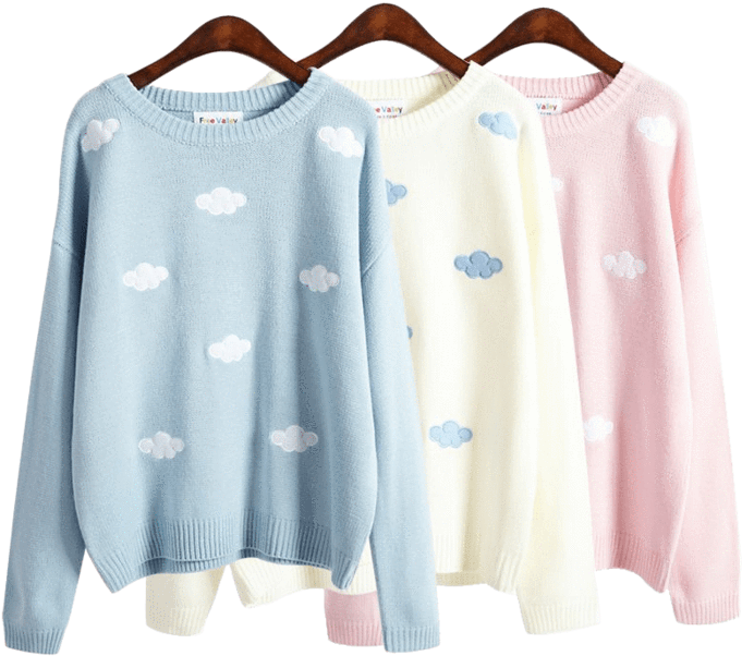 Teenage Dream Cloud Sweater - Cloud Sweater (700x700), Png Download
