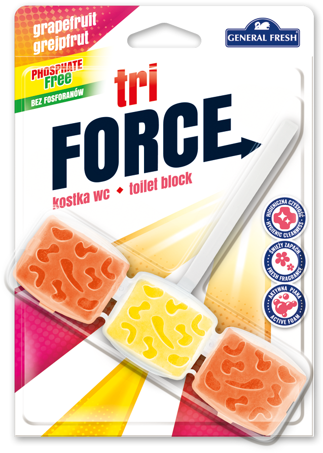 Grapefruit - Kostki Do Wc Tri Force (741x1027), Png Download