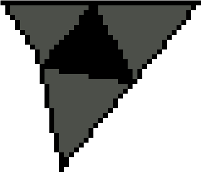 Lorule Triforce Dark J - לב משחק (520x620), Png Download