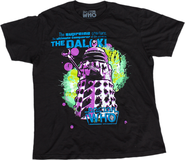 Doctor - Doctor Who Camiseta Chico Dalek Supreme Retro S (700x608), Png Download