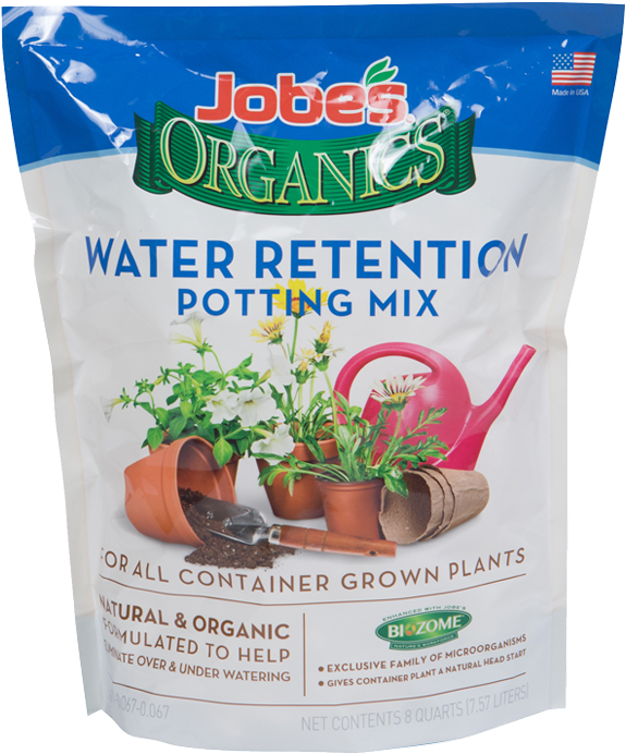 Jobe's Organics Water Retaining Potting Mix - Easy Gardener Soils 8798 Organics Seed Starter Mix, (750x750), Png Download
