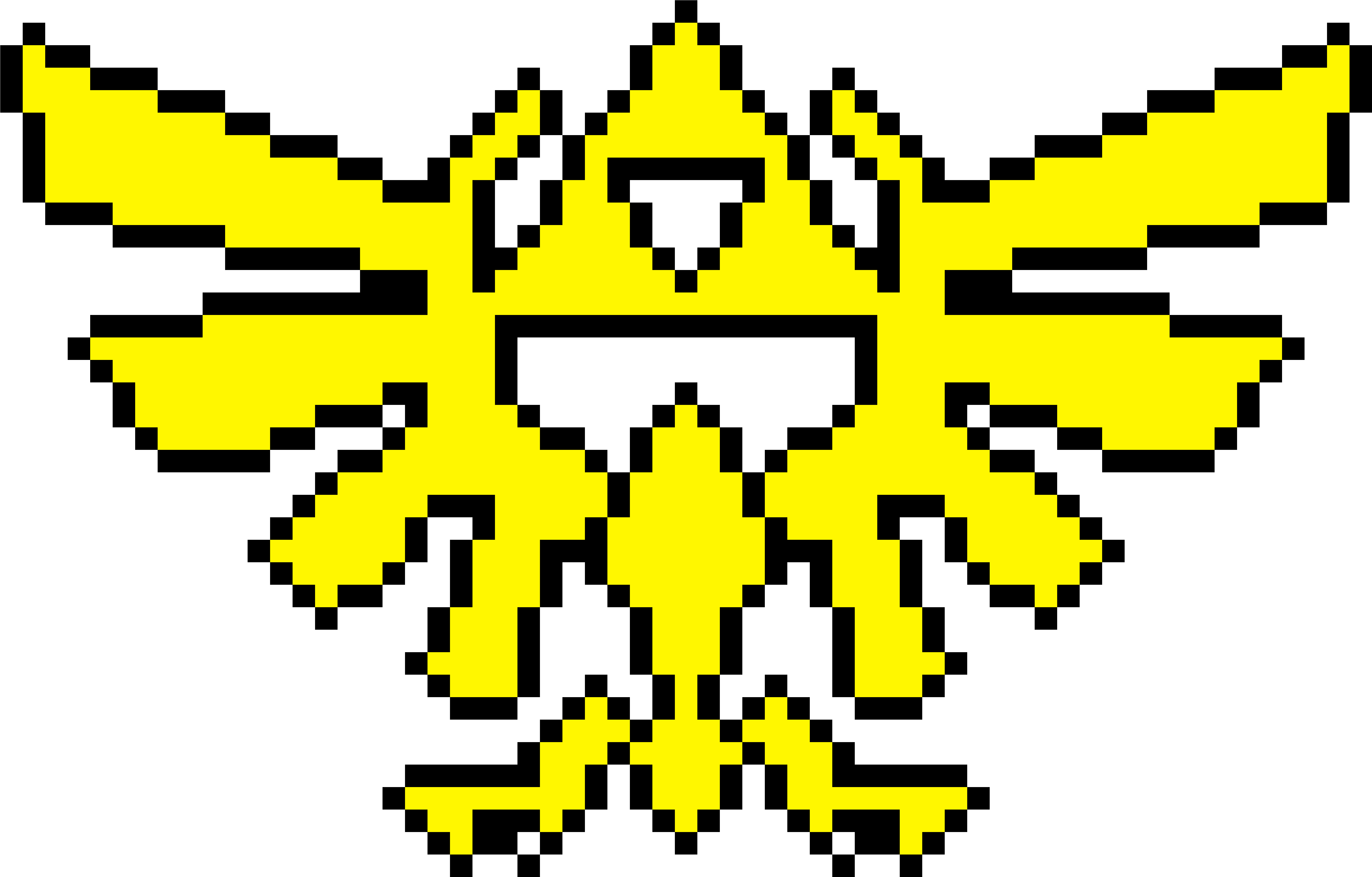 Tri-force - Zelda Perler Beads Patterns (6500x4300), Png Download