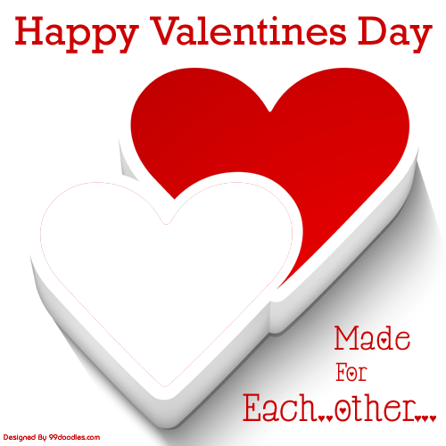 Happy Valentine Day Photo Frame (500x500), Png Download