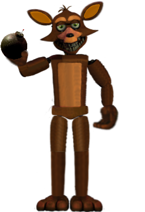 Foxy As Wile E Coyote Looney Tunes, Fnaf, Five Nights - Fnaf 2 Foxy Fixed (365x596), Png Download
