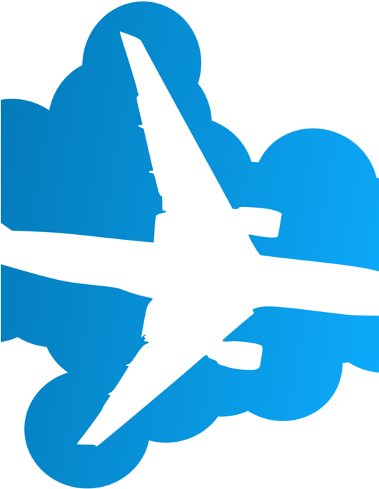 Airplane Aircraft Sky Taghimmel Atmosphere Of Earth - Plane In The Sky (530x750), Png Download