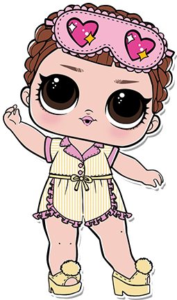 3-031 Sleeping B B - Lol Surprise Serie Confetti Pop (403x550), Png Download