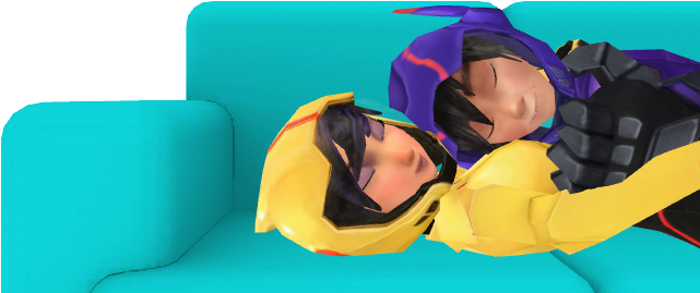 Hirogo Sleeping With Eathother - Girl (640x360), Png Download