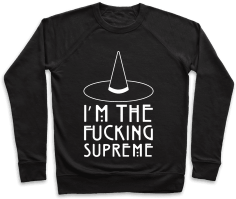 I'm The Fucking Supreme Parody White Print Crewneck - You Are Dead Inside But It's Christmas (484x484), Png Download