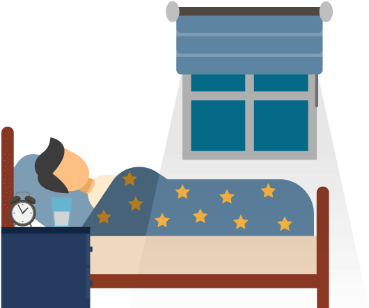 To Start, Take A Look At Your Bedroom - Sleep Room Clipart (560x469), Png Download