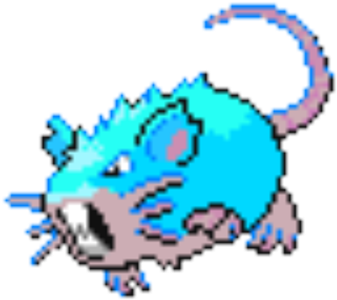 Sky Raticate - Raticate Sprite (420x420), Png Download